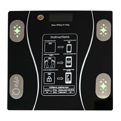ترازو هوشمند آی کیو مدل Robot کد Ai-v15 دارای بلوتوث با دقت 50 گرم